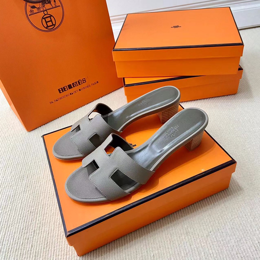 에르메스 올수공 오아시스 슬리퍼 샌들 앱송 42